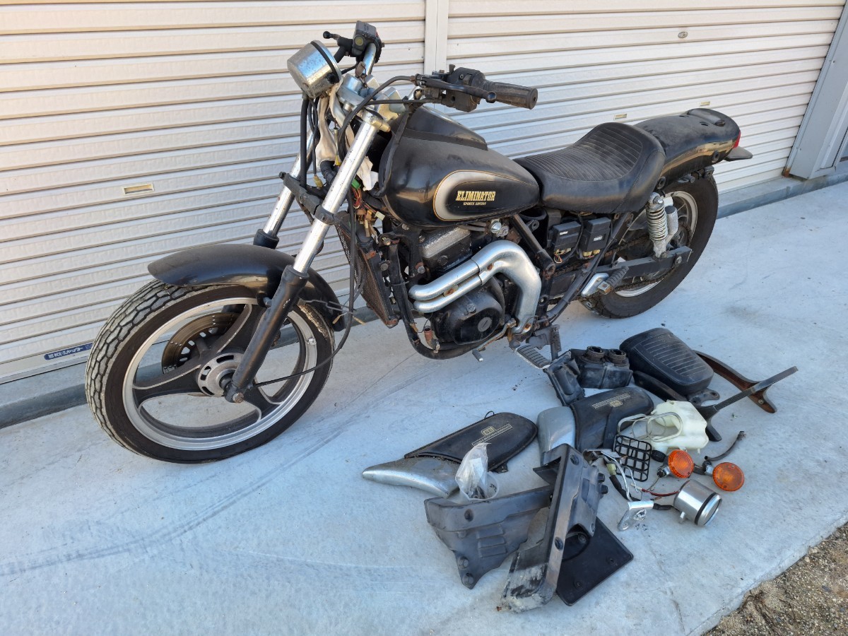 カワサキ エリミネーター 250SE EL250A レストアベース ジャンク 福山市_1