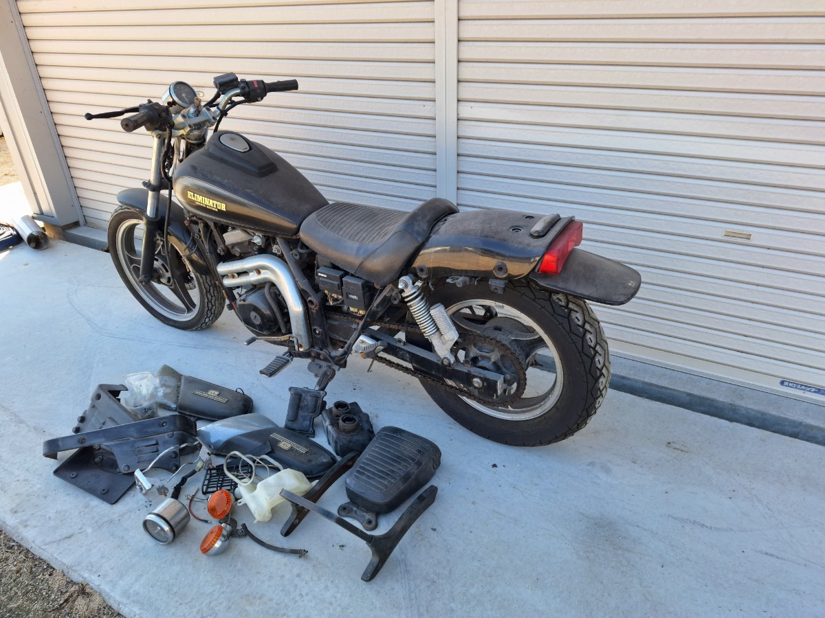 カワサキ エリミネーター 250SE EL250A レストアベース ジャンク 福山市_2