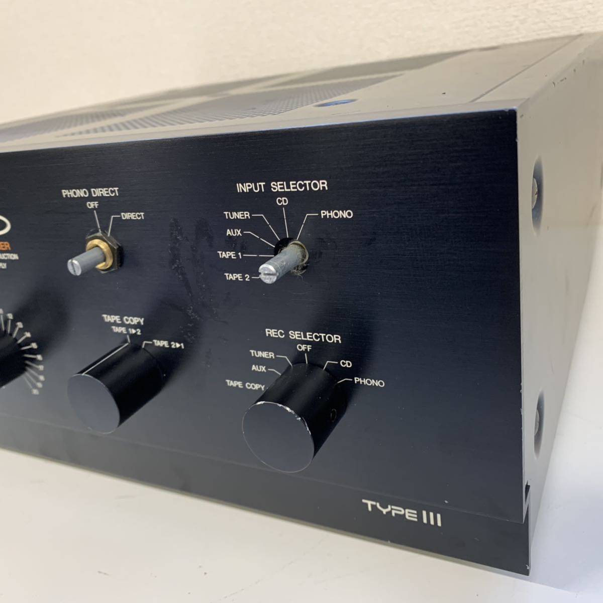 F-3】 NEC A-10 TYPE III STEREO AMPLIFIER プリメインアンプ ステレオ