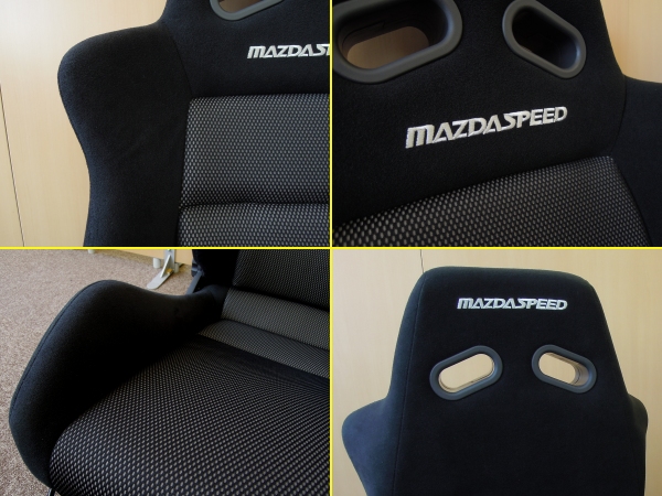 美品】マツダスピード セミバケットシート【2脚】FD3Sレール付(マツダ