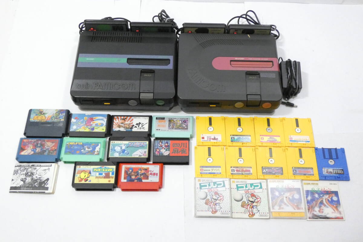6886T/SHARP シャープ twin FAMICOM ツインファミコン AN-505-BK/AN