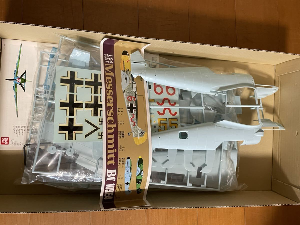 500円スタート！バンダイ 1/24 メッサーシュミット Bf 109E4 「WORLD