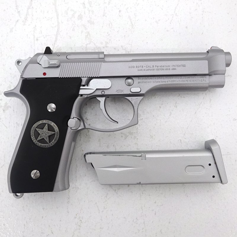 18歳未満購入不可 WESTERN ARMS BERETTA M92FS テキサスレンジャー ガスガン ミリタリー/ハンドガン/TEXAS ...