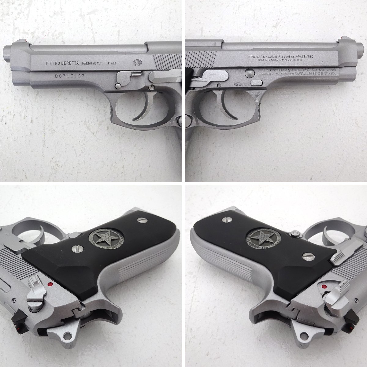 18歳未満購入不可 WESTERN ARMS BERETTA M92FS テキサスレンジャー ガスガン ミリタリー/ハンドガン/TEXAS ...