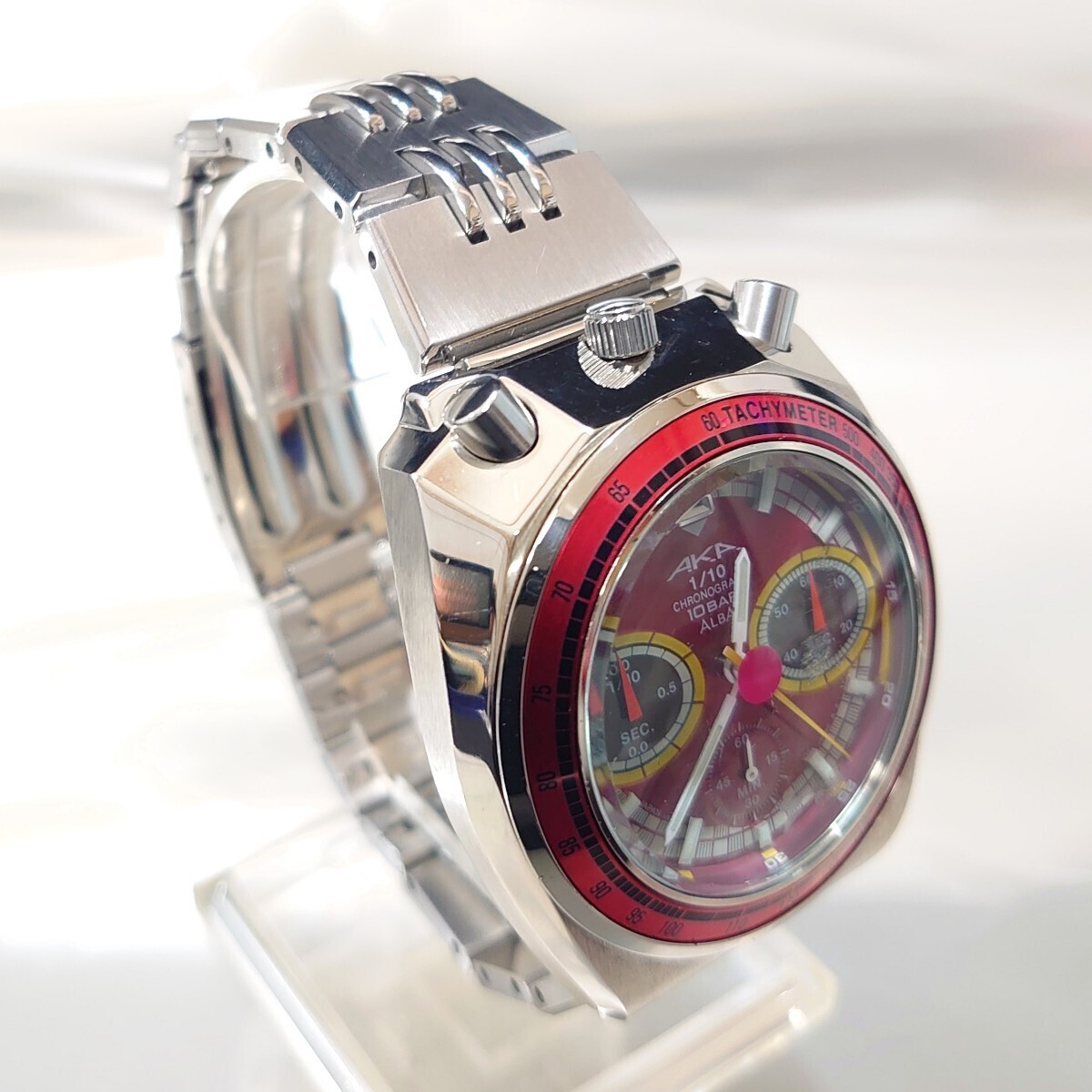 超美品 セイコー アルバ SEIKO ALBA AKA クロノグラフ メンズ 腕時計