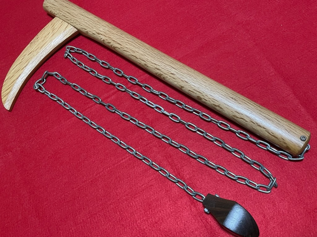 鎖鎌（木製・稽古用）_1