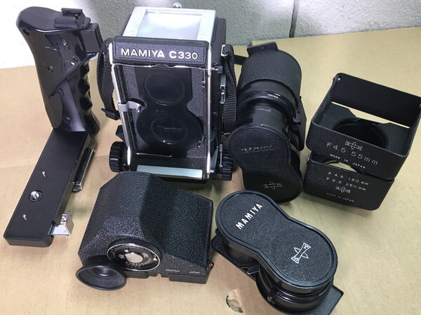 MAMIYA C330 二眼レフカメラ セット cdsポロファインダー グリップ