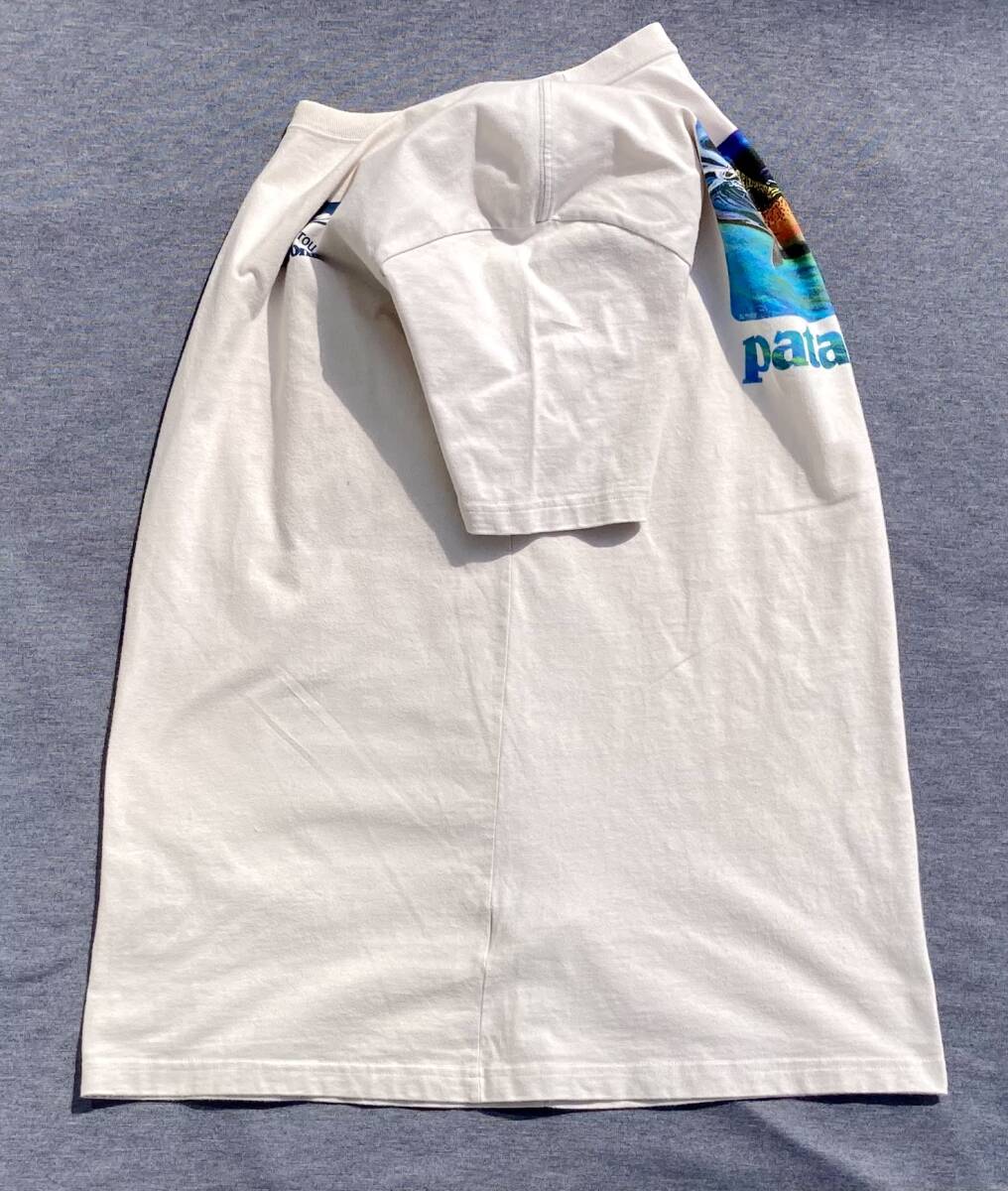 patagonia World trout バックプリント Tシャツ M パタゴニア 釣り
