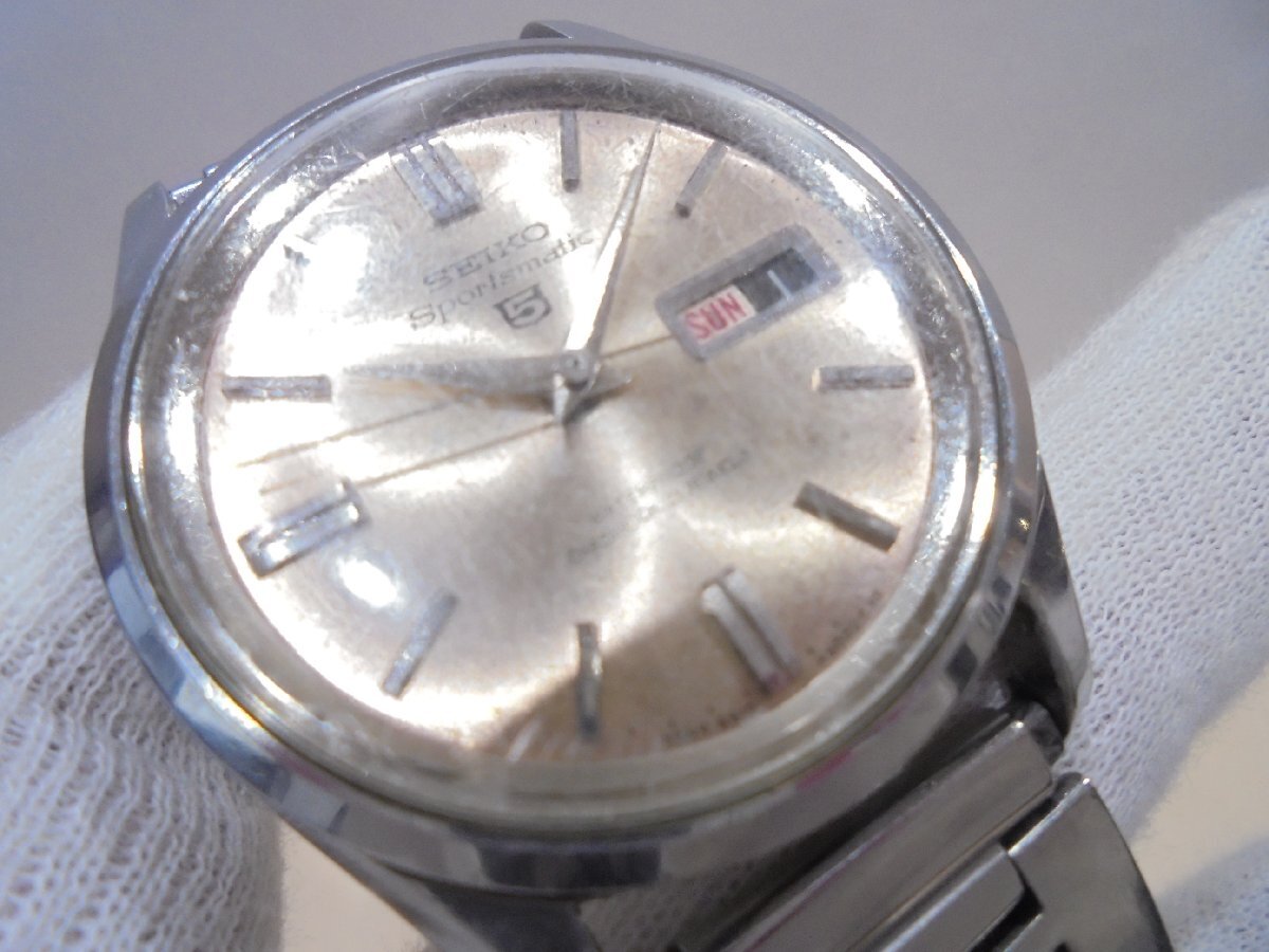 76 1円 SEIKO セイコー5 スポーツマチック 6619-9010 デイデイト 自動