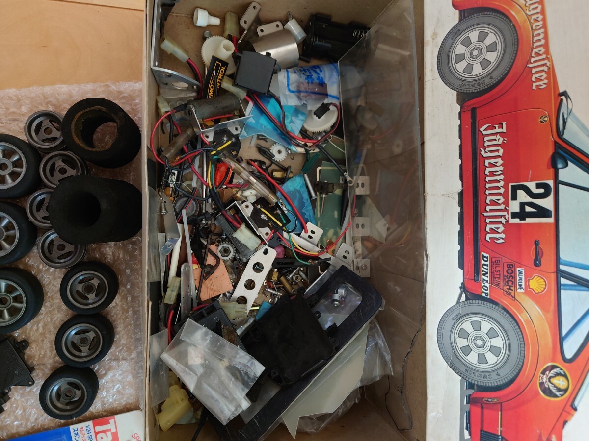タミヤ TAMIYA ラジコン RC　ポルシェターボ　タムテック　ホイール　タイヤ　部品取り　ジャンク_3