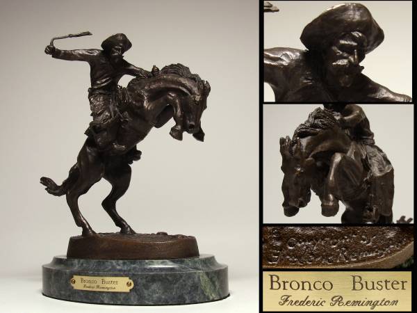 BRONCO BUSTER （ブロンズ像）フレデリック・レミントン作 Bonhams