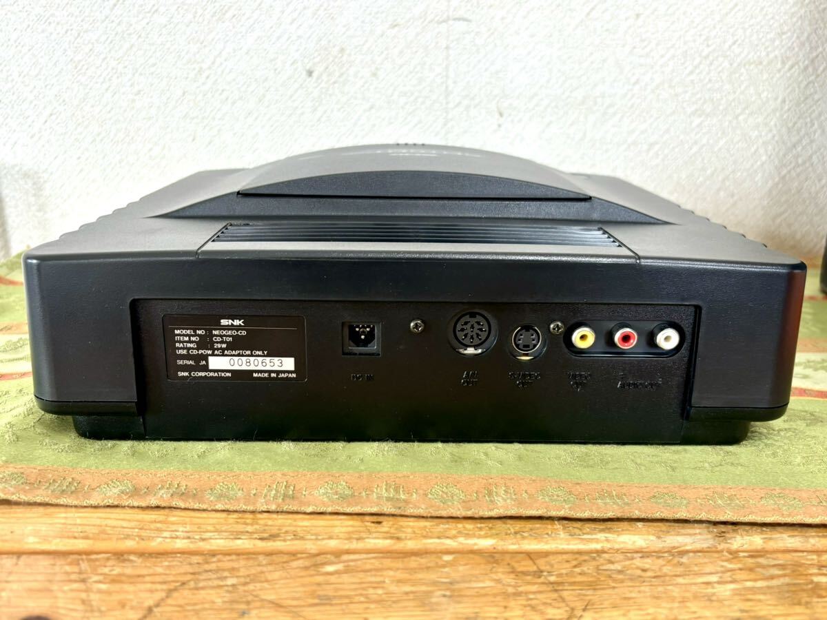 ☆ SNK CD-T01 NEO-GEO CD 本体 ゲーム機 ネオジオ エスエヌケー 動作