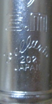 [美品]S.M Bellaria 202 フルート（日本製）_5
