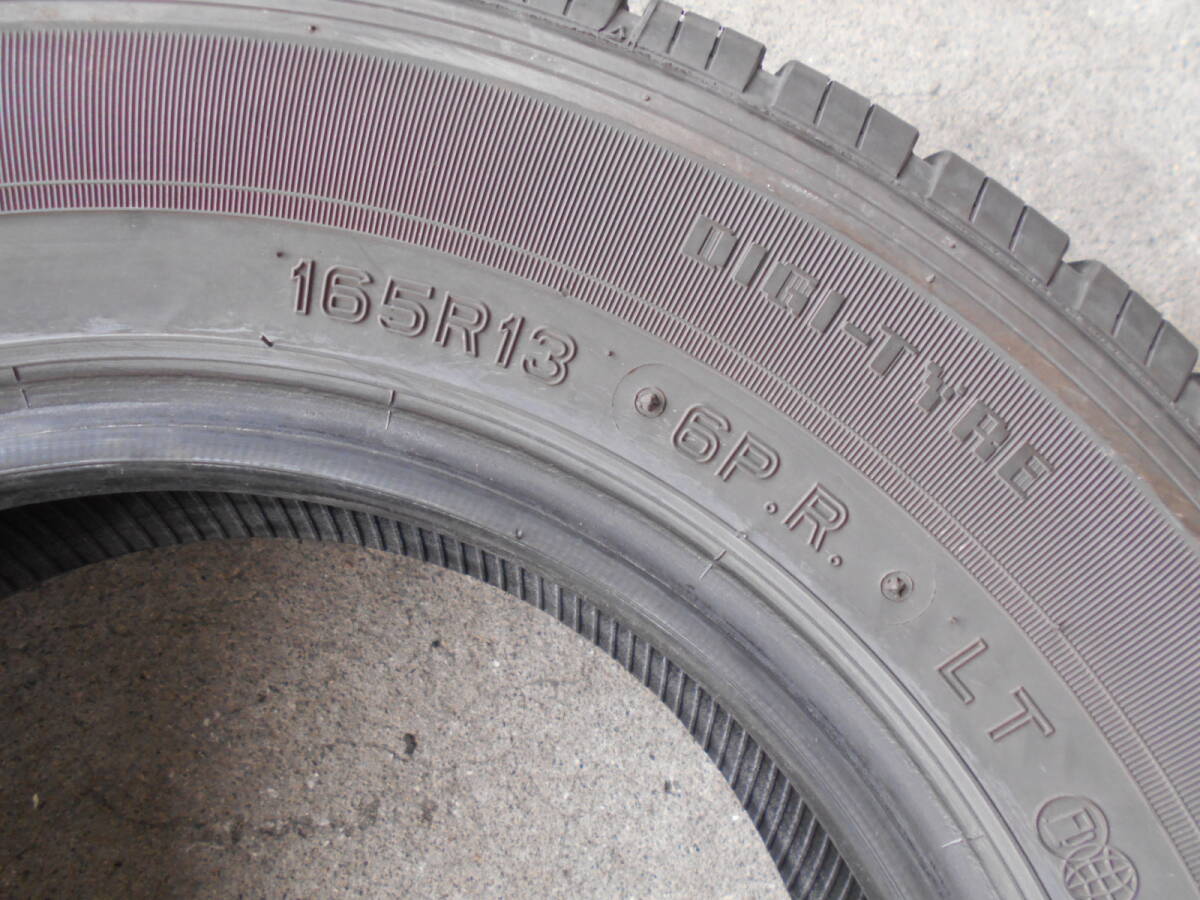 K865 165R13 LT 6PR 165-13 LT 6PR 中古2本 ENASAVE VAN01 _8