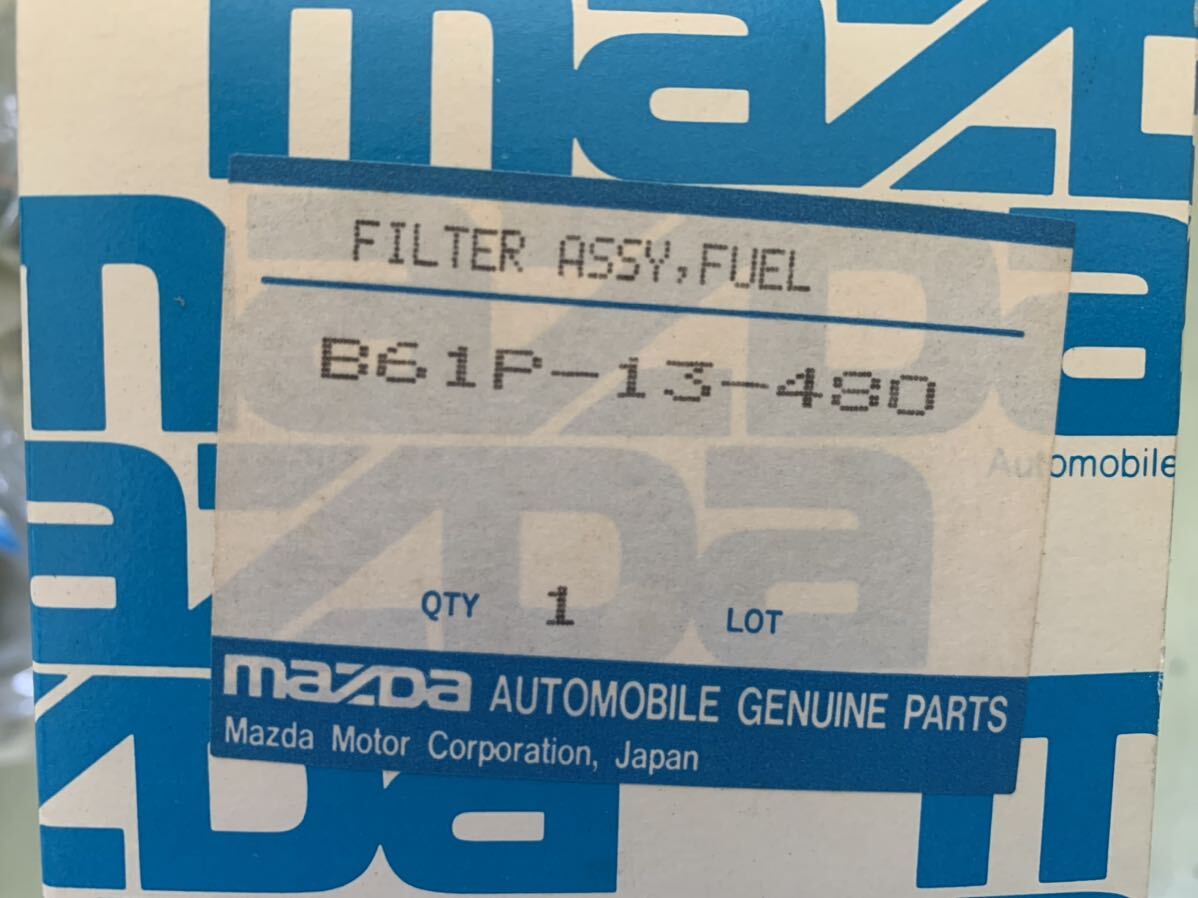 NA6CE ユーノスロードスター　純正燃料フィルターとブラケット　新品未使用！　B61P-13-480 F201-13-484_2