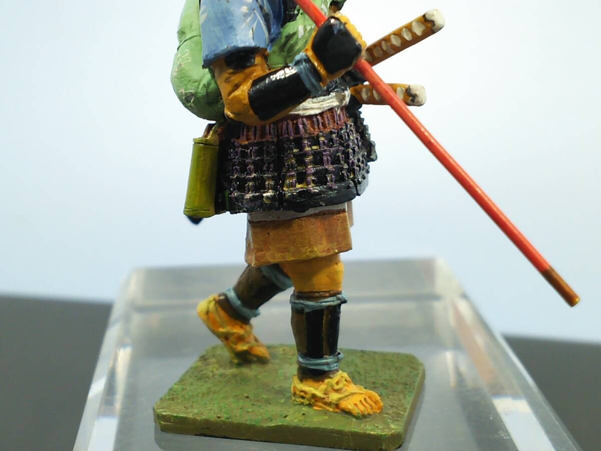 週刊デル・プラド戦国覇王武将フィギュアNo.1〜No.51 の51巻セット販売 戦国覇王 #51 鑓持ち足軽（やりもちあしがる）展示歴あり デルプラド