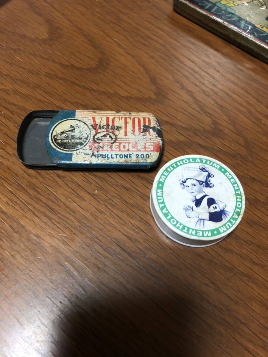 昭和レトロ ブリキ缶 空き缶　送料無料_3