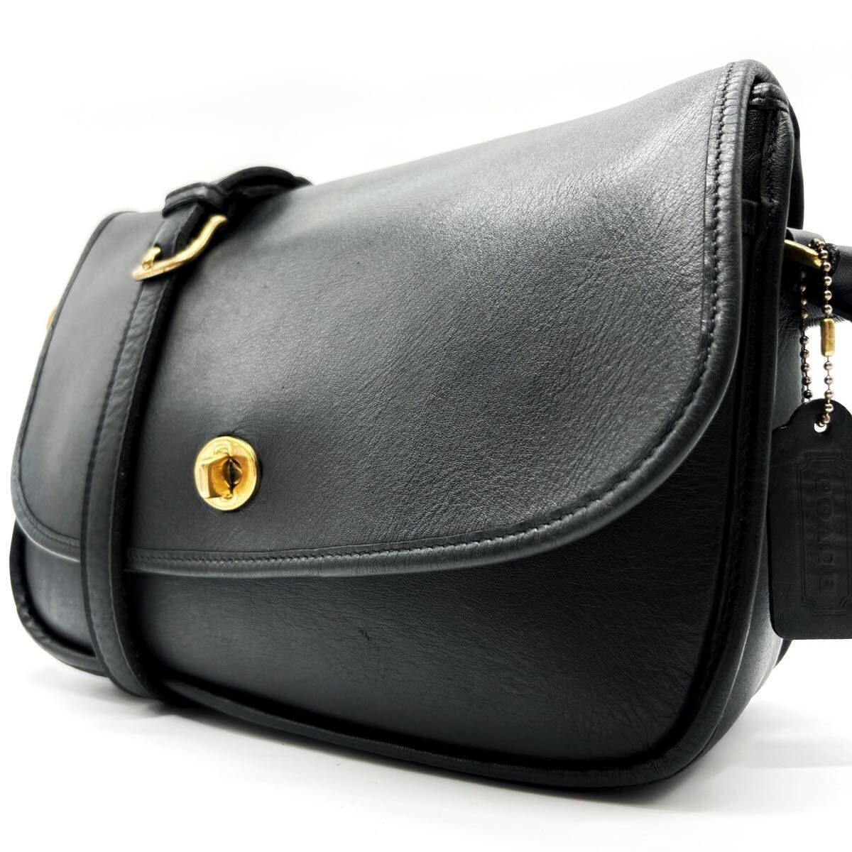 1円スタート○極美品 OLD COACH オールドコーチ ターンロック金具