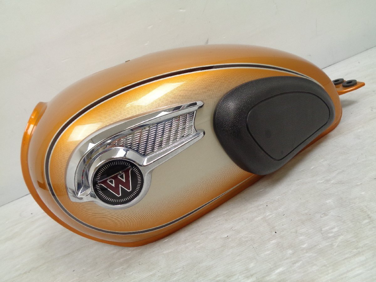 人気セール，お得 W800 EJ800A 11-16年 カワサキ 純正 ノーマル タンク ガソリンタンク キャンディゴールドスパーク 良品 E983(カワサキ用)｜売買されたオークション情報、yahooの商品情報をアーカイブ公開 - オーク カワサキ用