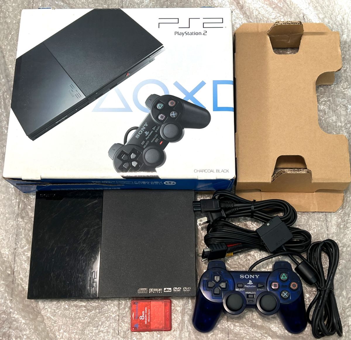 箱説付属・動作確認済み〉PS2 プレイステーション2 SCPH-90000CB 