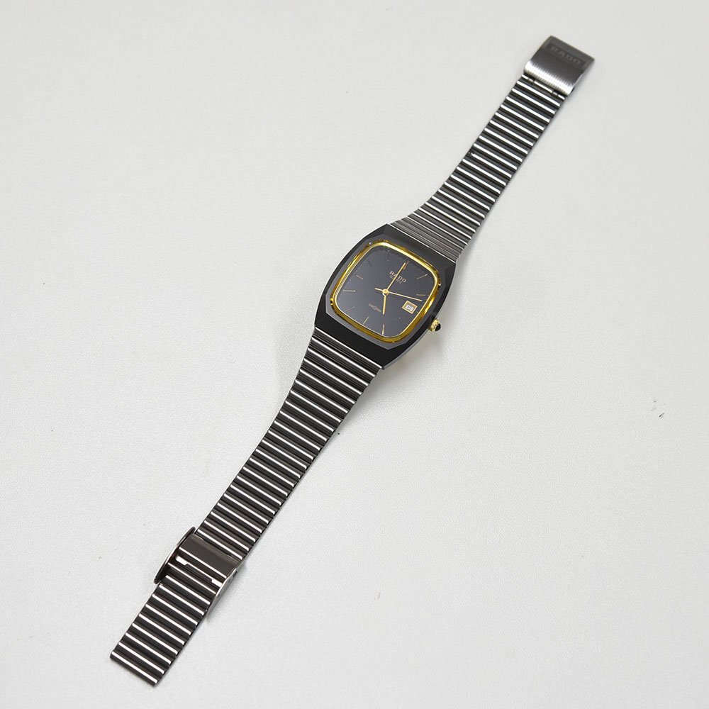 1円 可動品 腕時計 ラドー RADO ダイアスター 129.9528.3 クォーツ
