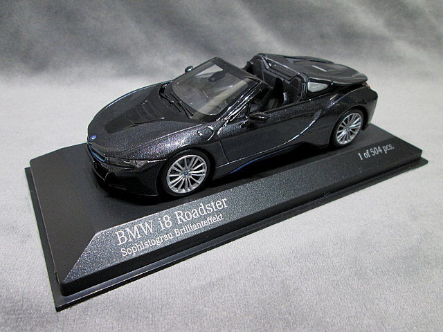 1/43 BMW i8 Roadster 2018 Gray Metallic 【公式通販】
