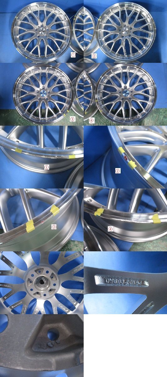 ロクサーニ マルチフォルケッタ 19×8J 9J +38 PCD114.3 5穴 BADX ロクサーニ マルチフォルケッタ MS3 20インチ 9J +38 PCD114.3 5