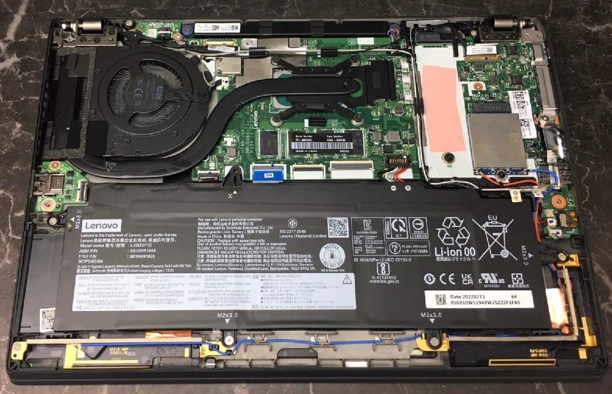 1円～ □ジャンク LENOVO ThinkPad X13 Gen2 / Core i3 1115G4 3.00GHz