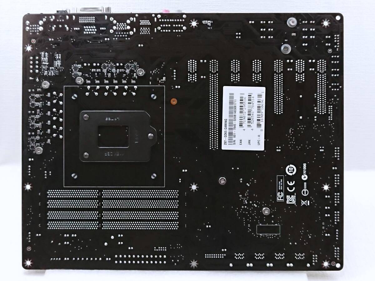 MSI Z87-GD65 GAMING (I/Oパネル欠品) / i3 4160 / メモリ 8GB (4GB×2