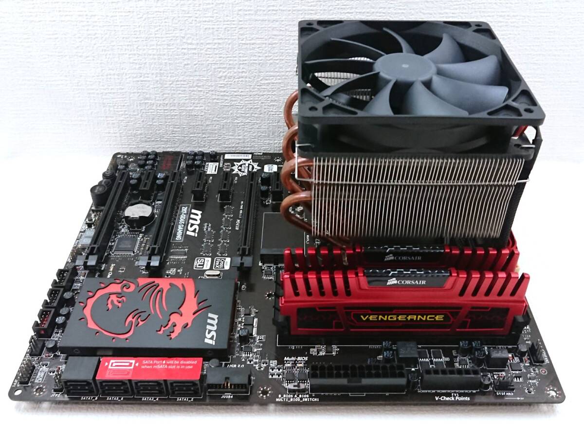 MSI Z87-GD65 GAMING (I/Oパネル欠品) / i3 4160 / メモリ 8GB (4GB×2