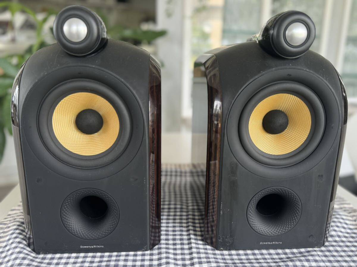 Bowers & Wilkins スピーカーPM1 B&W (Bowers & Wilkins) PM1 Speakers with Matching Stands and Original