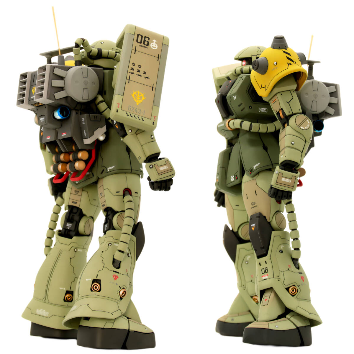 バンダイ MG 1/100 ザク マインレイヤー 徹底改修 塗装済み 完成品 検