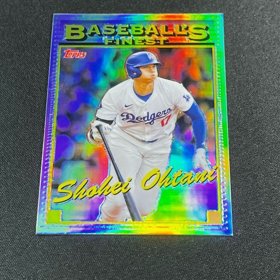 最新 2024 Topps Finest 大谷翔平 No.93-5 インサートカード リフ