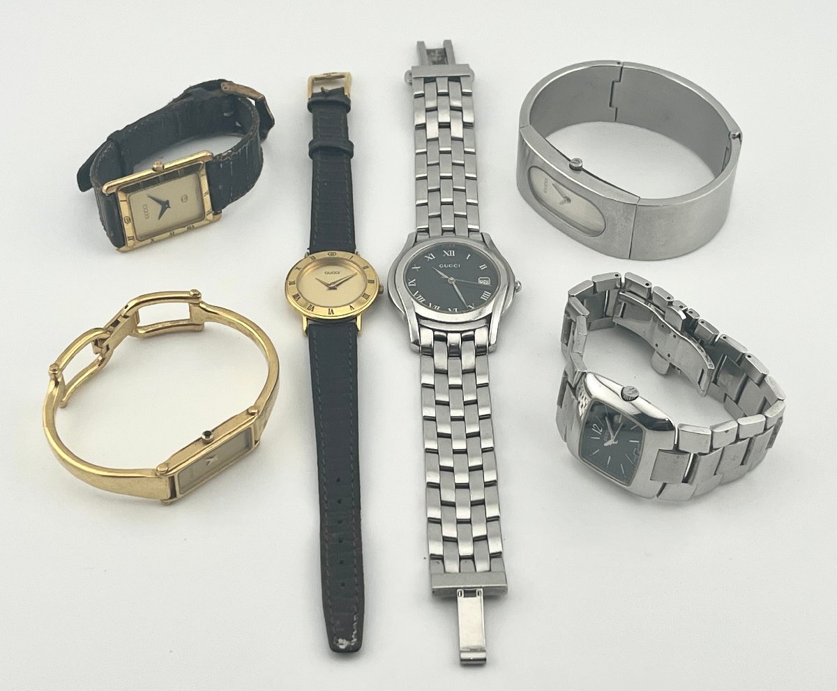 ☆ BP ☆ 1円 Gucci グッチ メンズ レディース 腕時計 6本セット