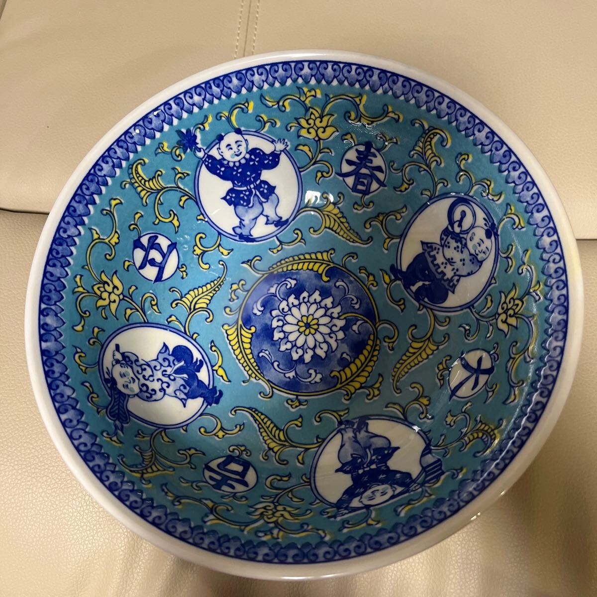 玉風陶園　ラーメン　どんぶり　丼　5皿セット　入手困難　レア　ラーメン鉢_3