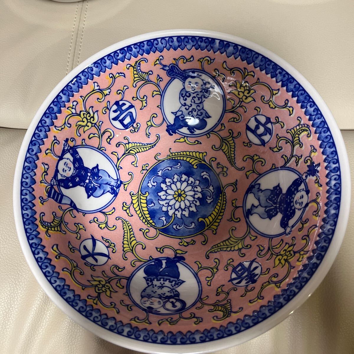 玉風陶園　ラーメン　どんぶり　丼　5皿セット　入手困難　レア　ラーメン鉢_6