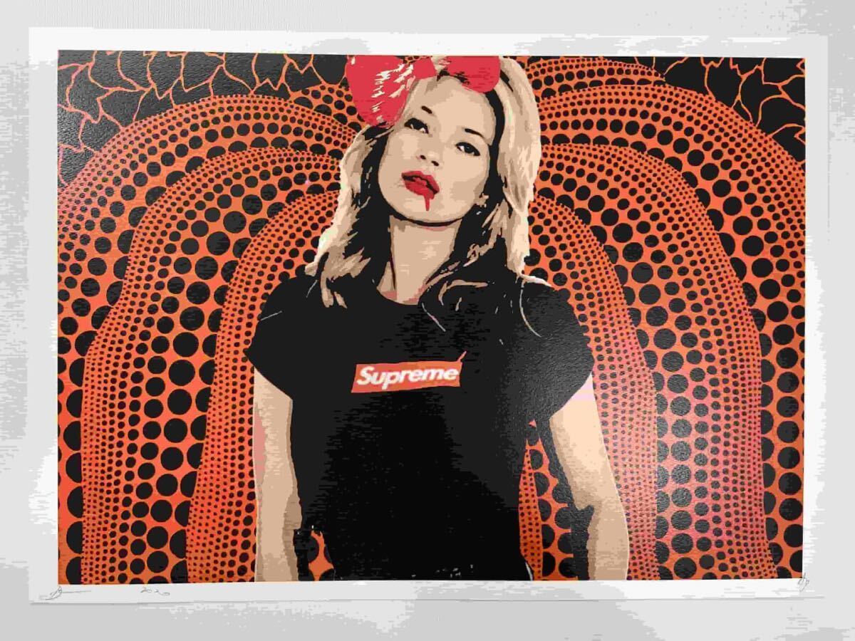 DEATH NYC 世界限定100枚 アートポスター Supreme Kate かぼちゃ 草間