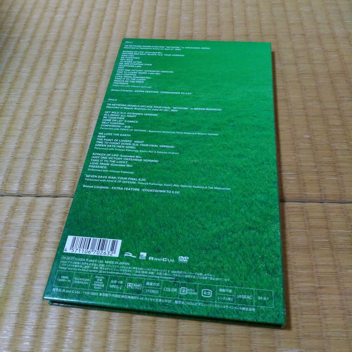 TM NETWORK DVD TM NETWORK DOUBLE-DECADE TOUR NET WORK2枚組 初回