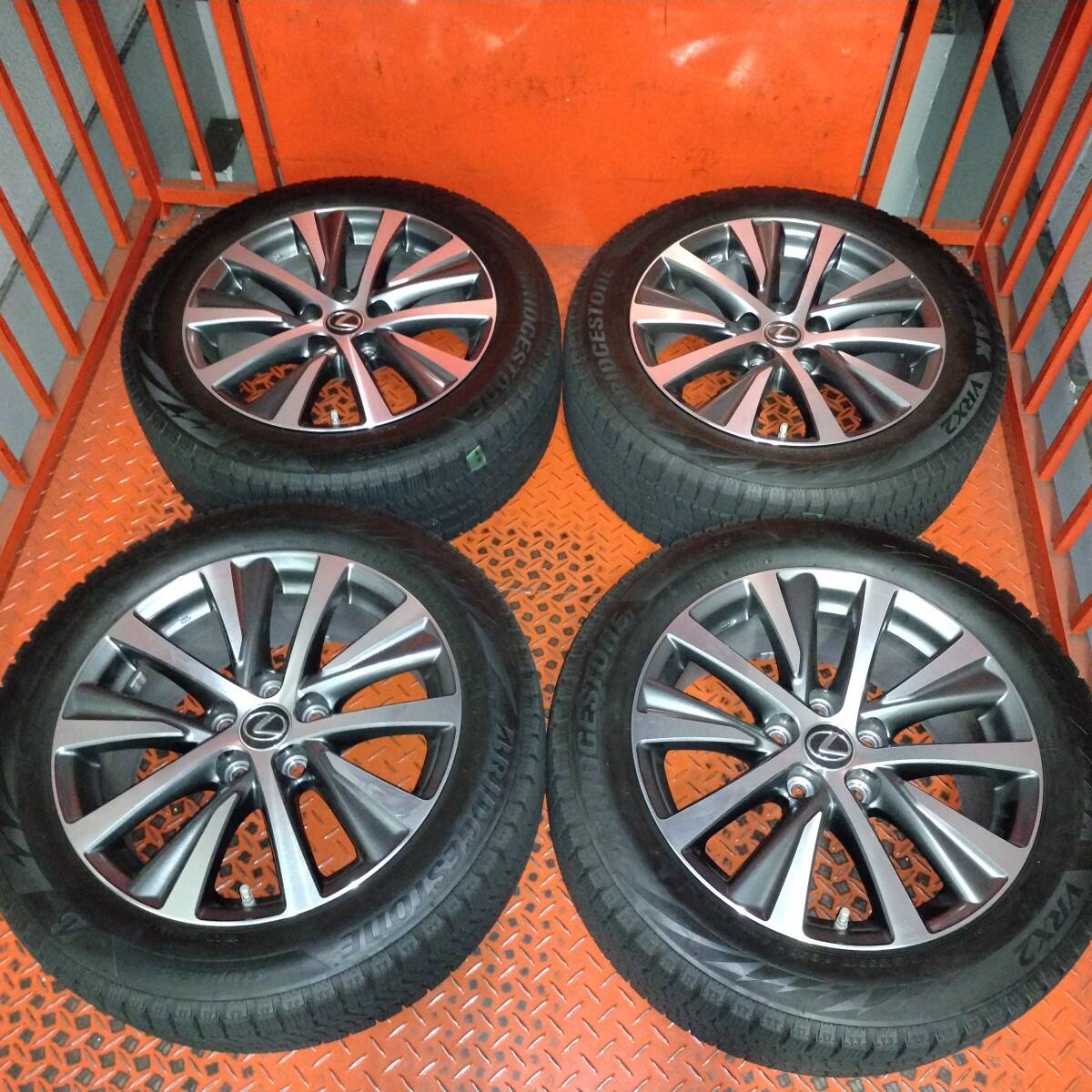 215/55R17・レクサスES純正ホイールセット ブリヂストン・ブリザック 