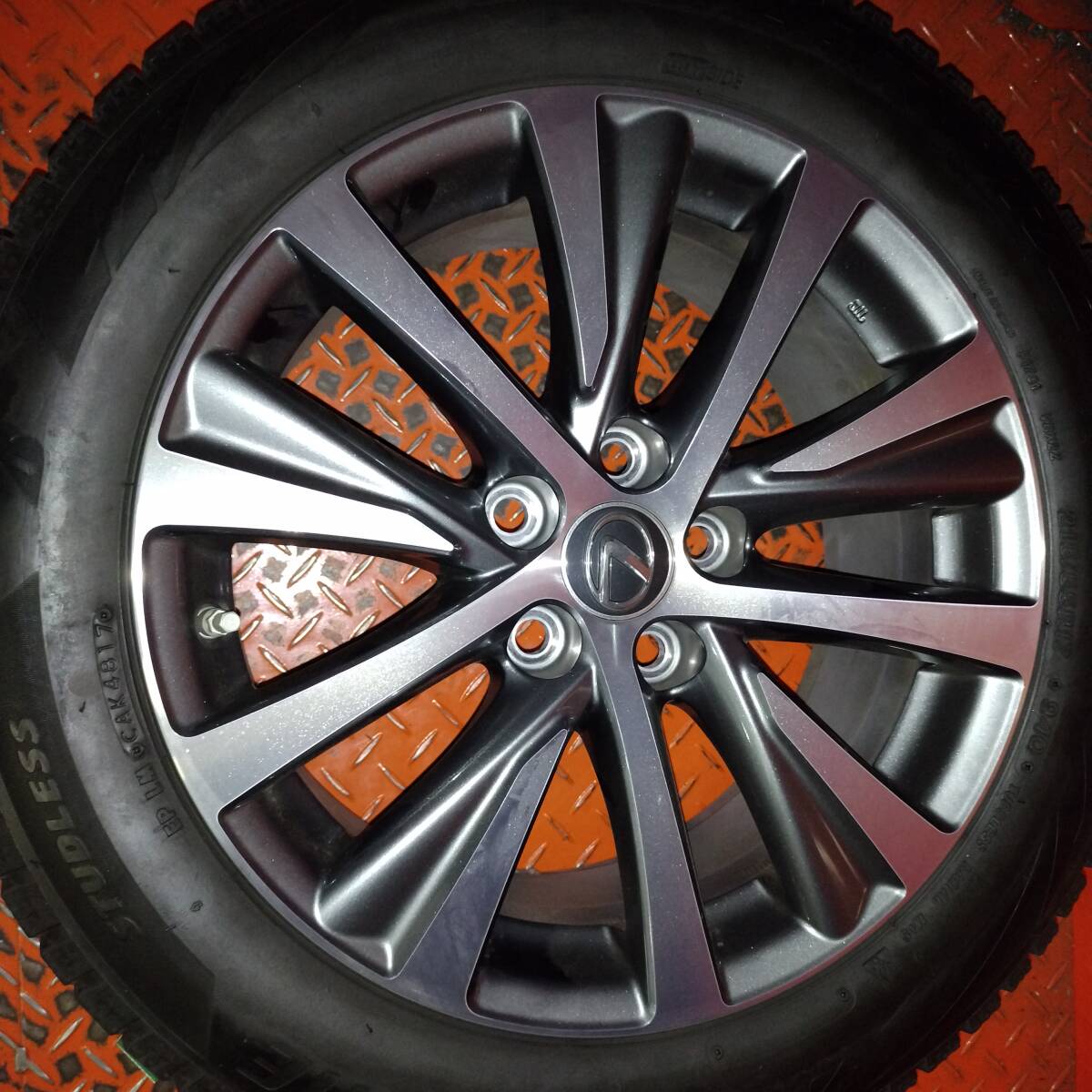 215/55R17・レクサスES純正ホイールセット ブリヂストン・ブリザック 