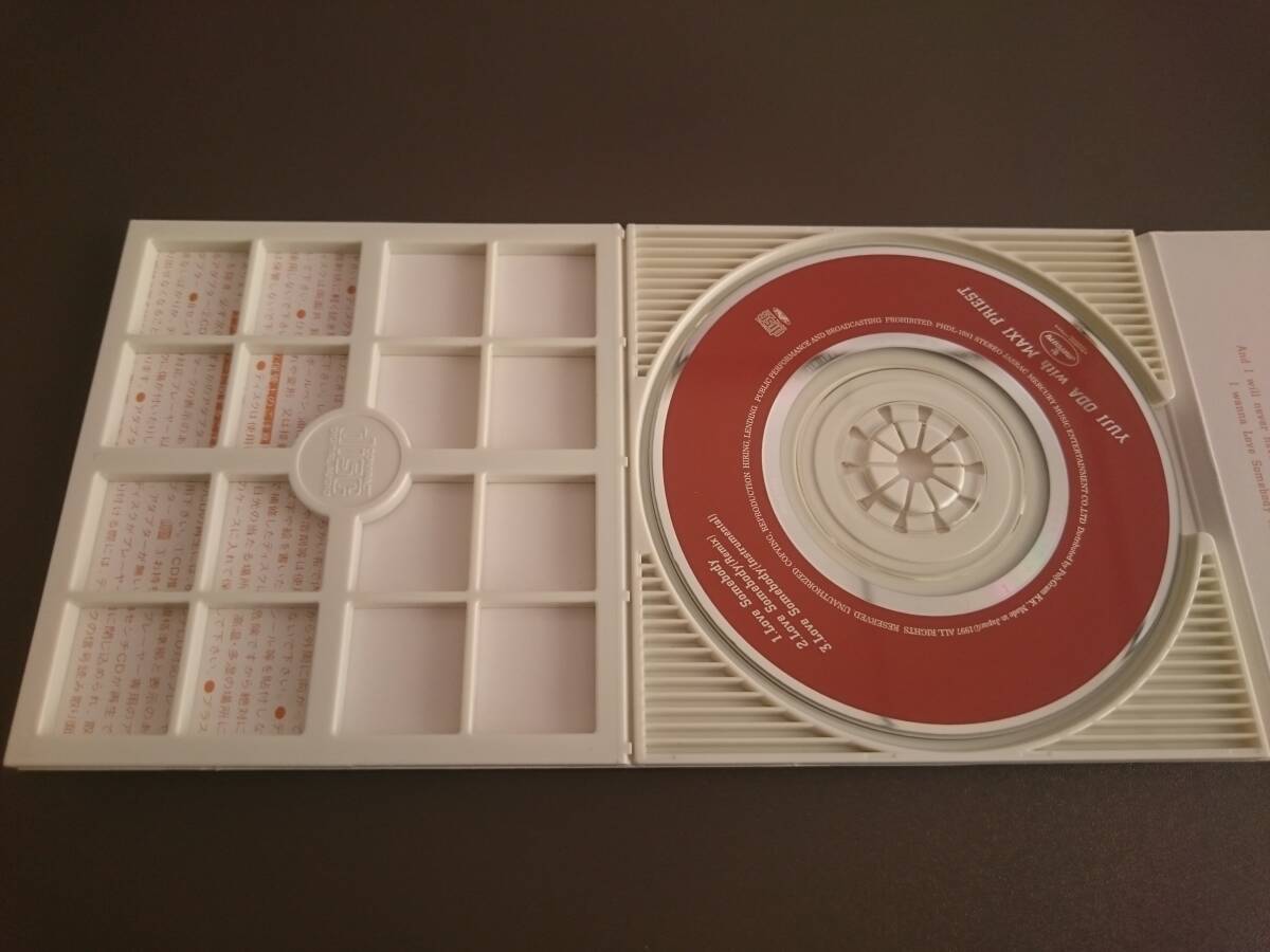 8cm CD】織田裕二 with マキシ・プリースト / Love Somebody□1997年