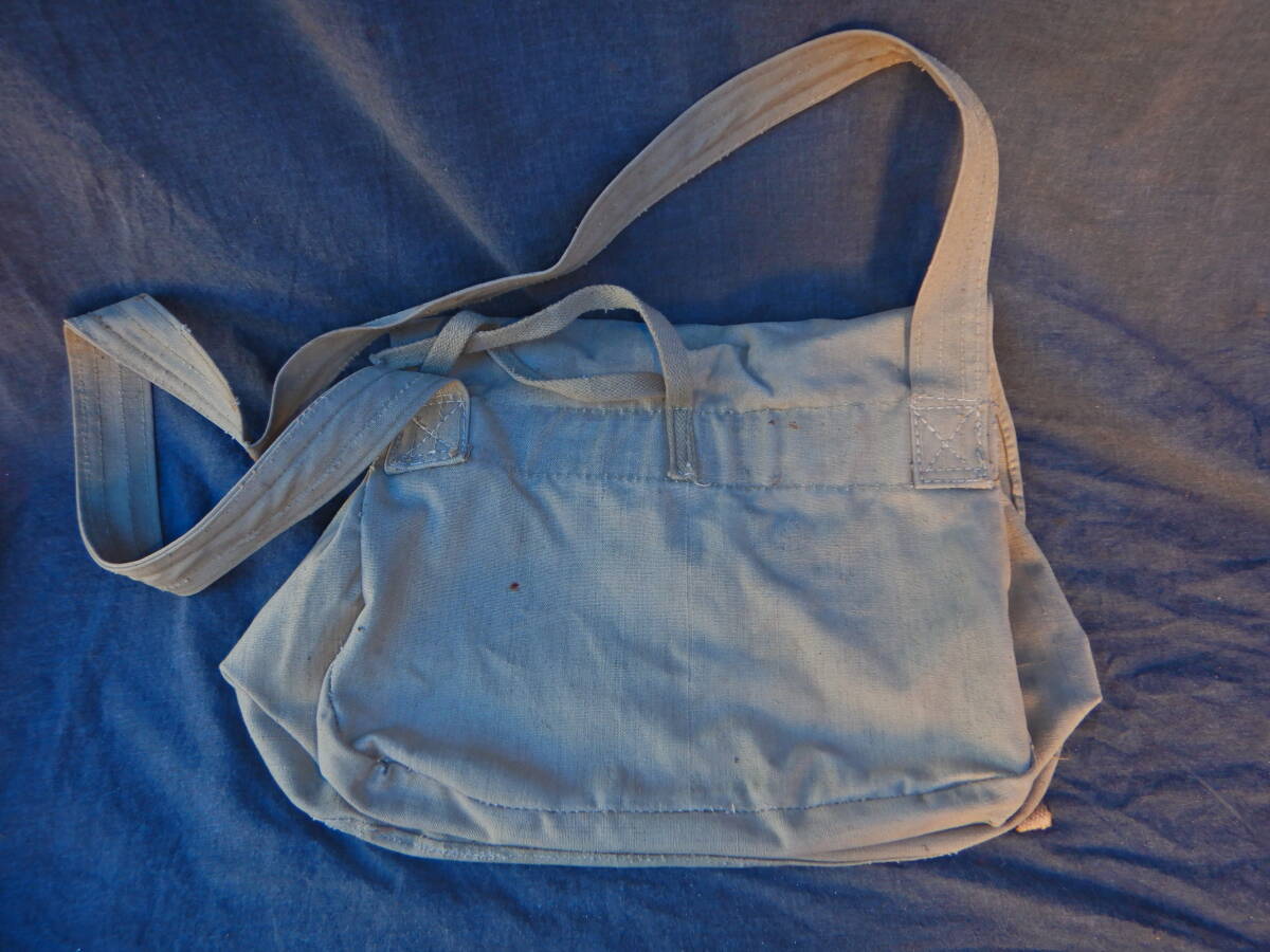 ③旧家からの出品 戦前 戦中 旧日本軍 陸軍 海軍 日本海軍 布鞄 カバン 図嚢 布カバン 鞄 日本軍 軍装品 未使用品_5