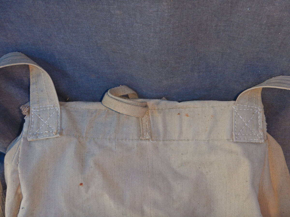 ③旧家からの出品 戦前 戦中 旧日本軍 陸軍 海軍 日本海軍 布鞄 カバン 図嚢 布カバン 鞄 日本軍 軍装品 未使用品_7