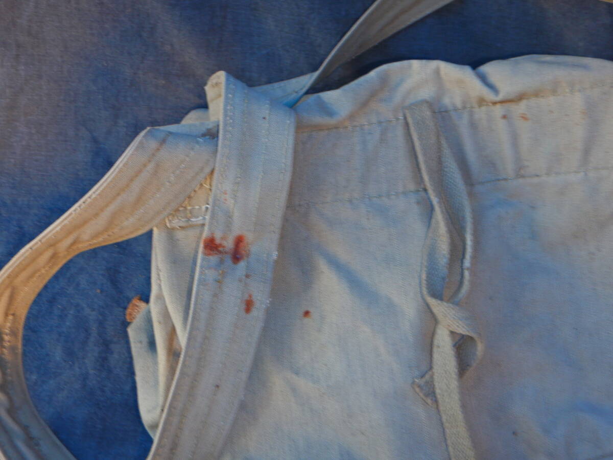 ③旧家からの出品 戦前 戦中 旧日本軍 陸軍 海軍 日本海軍 布鞄 カバン 図嚢 布カバン 鞄 日本軍 軍装品 未使用品_9