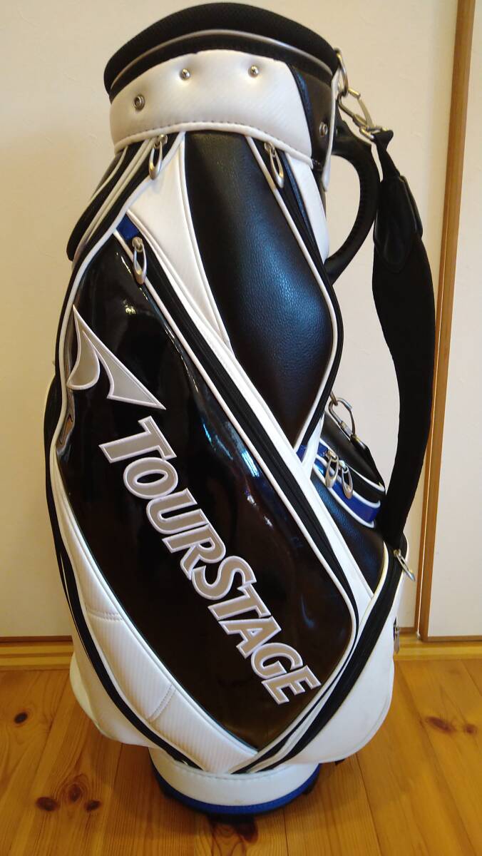 【中古】ブリジストン　ゴルフバッグ　ツアーステージ　TOURSTAGE　キャディバッグ_1