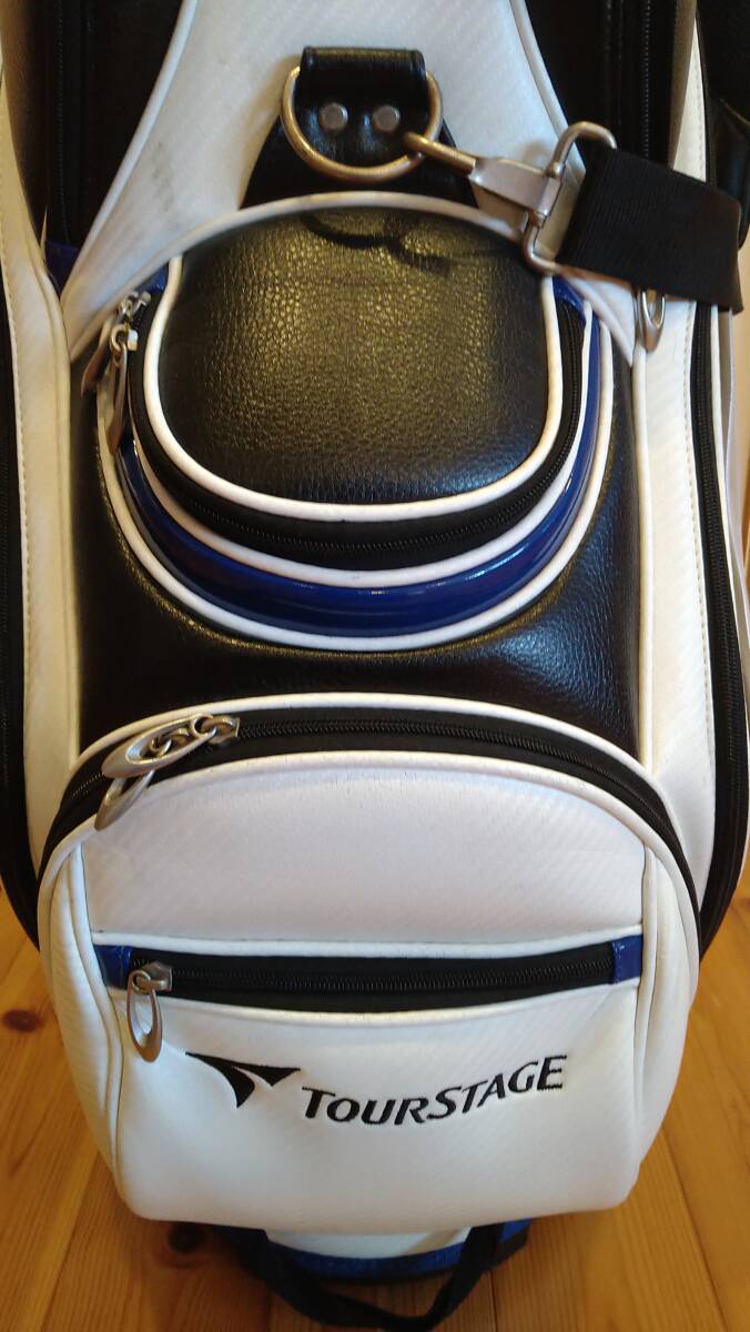 【中古】ブリジストン　ゴルフバッグ　ツアーステージ　TOURSTAGE　キャディバッグ_9