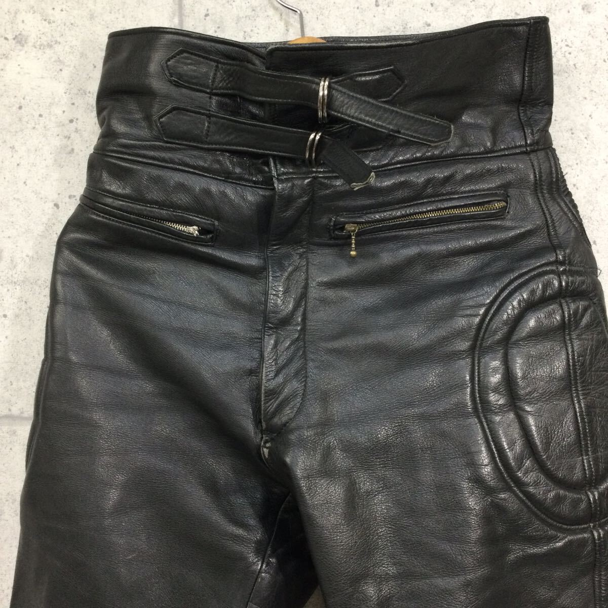 レーシングスーツ】JS Lサイズ レザー 革つなぎ ライディングスーツ 