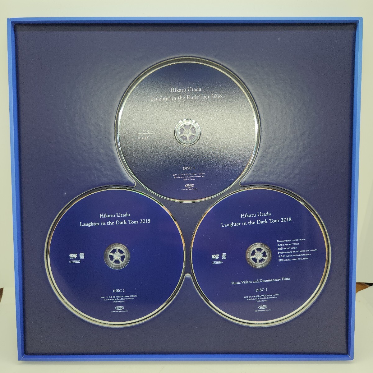 こ2) Hikaru Utada Laughter in the Dark Tour 2018 Blu-ray 2DVD 