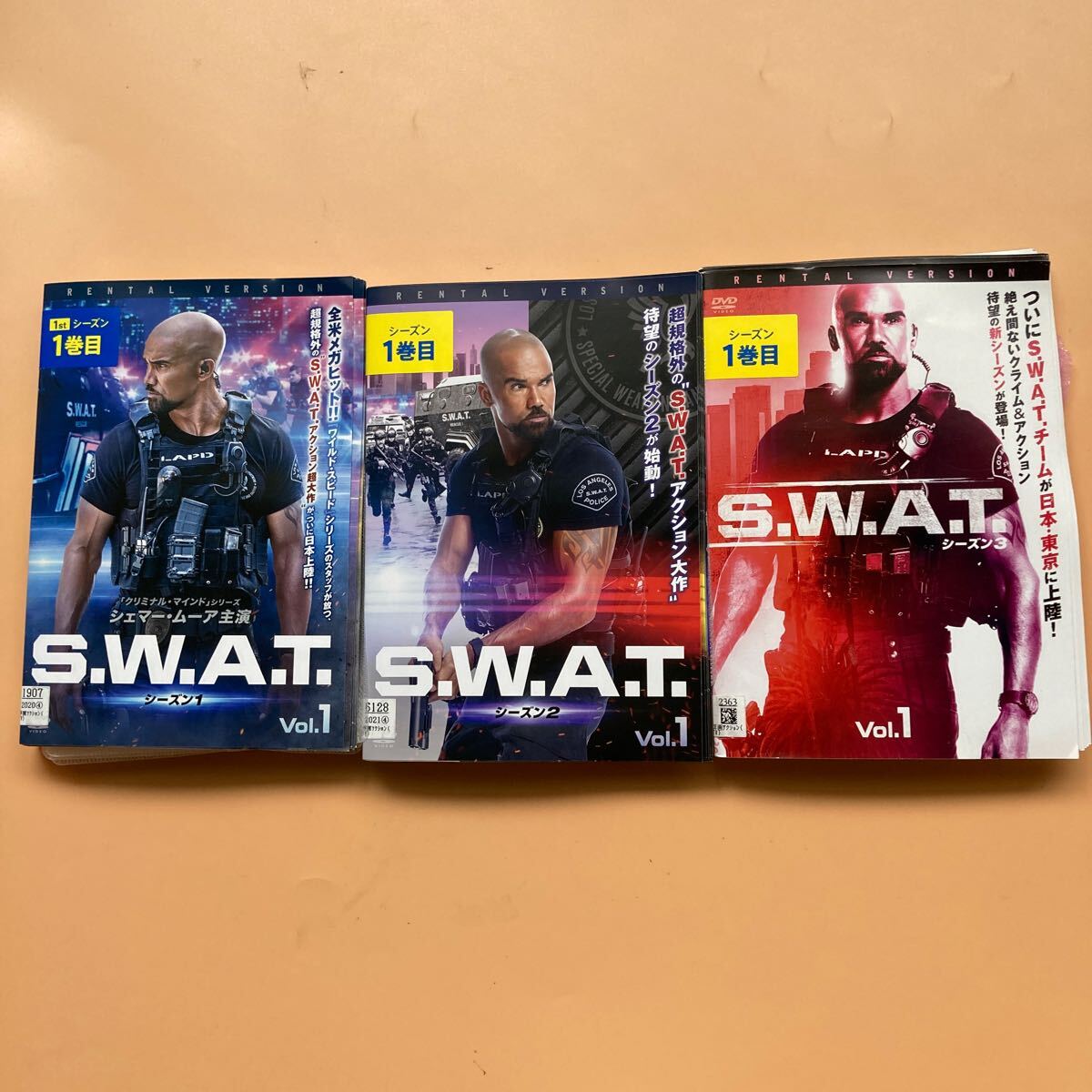 S.W.A.T. シリーズ1〜3 全32巻セット 管理番号20575 レンタル落ち DVD