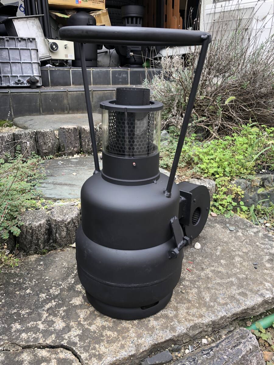 廃油ストーブ低燃費！ 燃焼筒タイプ 無煙 二次燃焼式完全ガス化燃焼
